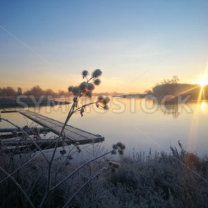 Die Elbe im Winter - tiefkuehlpizza.com